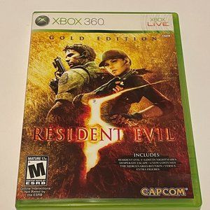 Resident Evil 5 Gold Edition Xbox 360 Complete in box